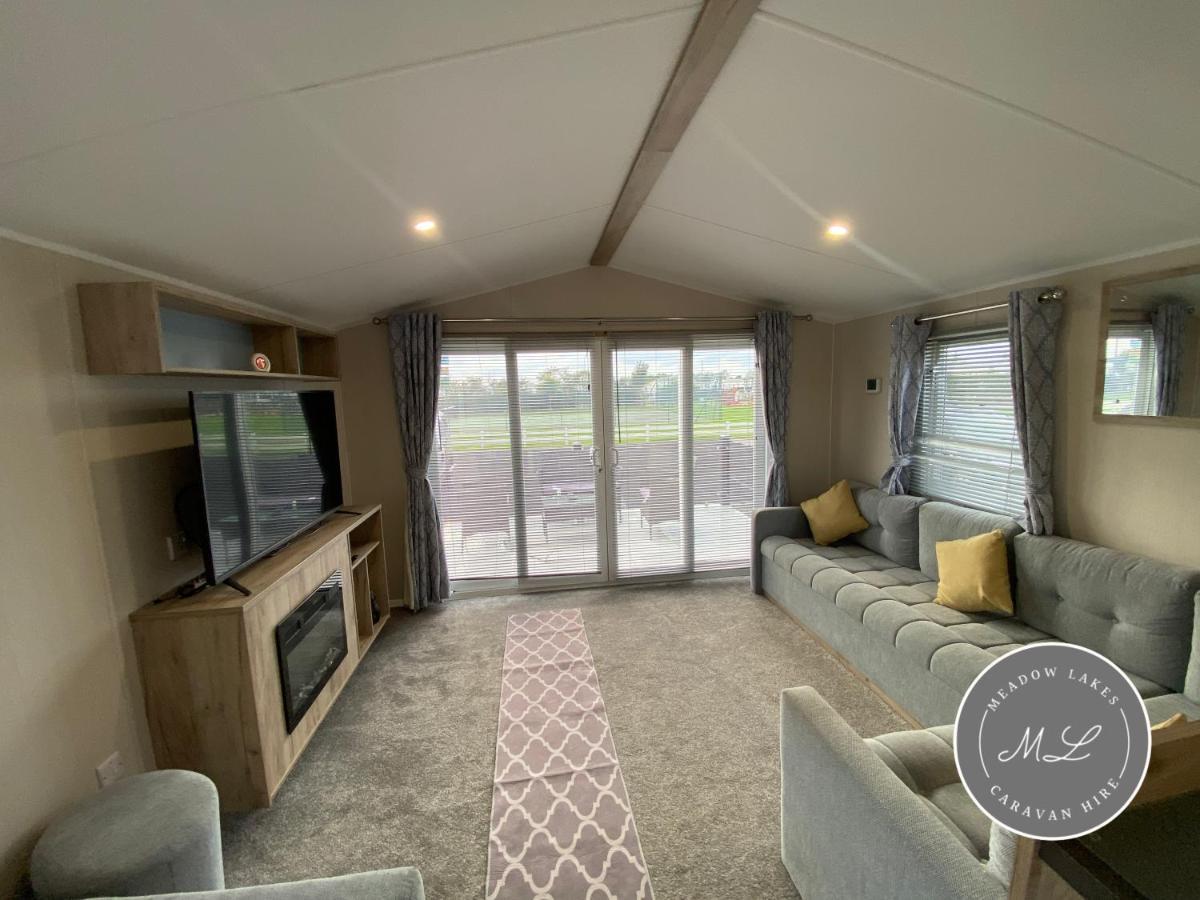 Meadow View 171 - Golden Palm - Central Heating, Wifi, Pet Friendly, Bed Linen - Meadow Lakes Caravan & Lodge Hire Chapel Saint Leonards Exteriér fotografie